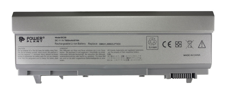 

Аккумулятор PowerPlant для ноутбуков DELL Latitude E6400 (PT434, DE E6400 3SP2) 11.1V 7800mAh