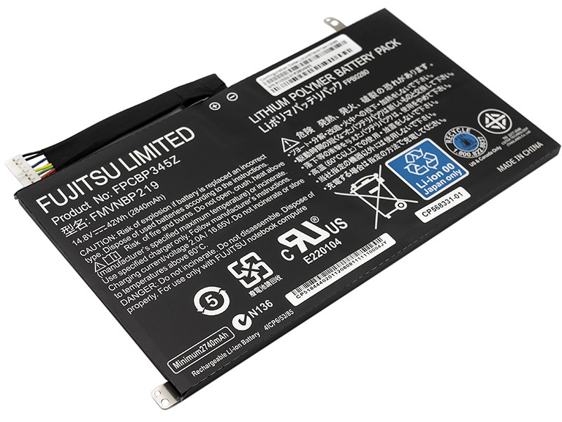 

Аккумулятор для ноутбуков FUJITSU LifeBook UH552, UH572 (FPCBP345Z) 14.8V 2840mAh (original)