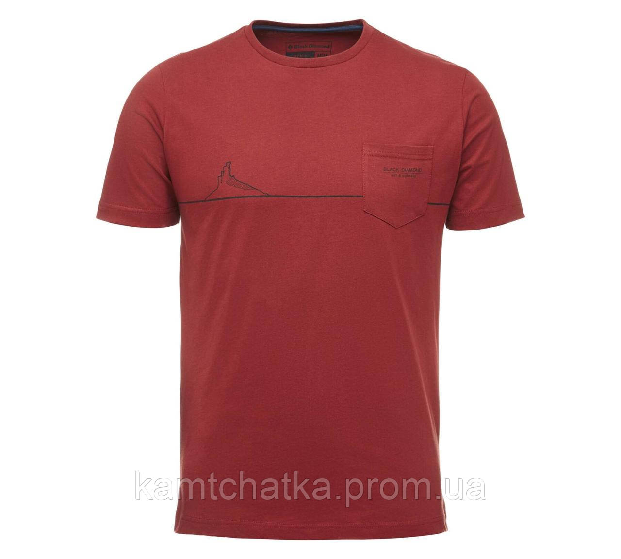 

Футболка мужская Black Diamond SS Tower Tee Red Oxide, L (BD S9K6.607-L)