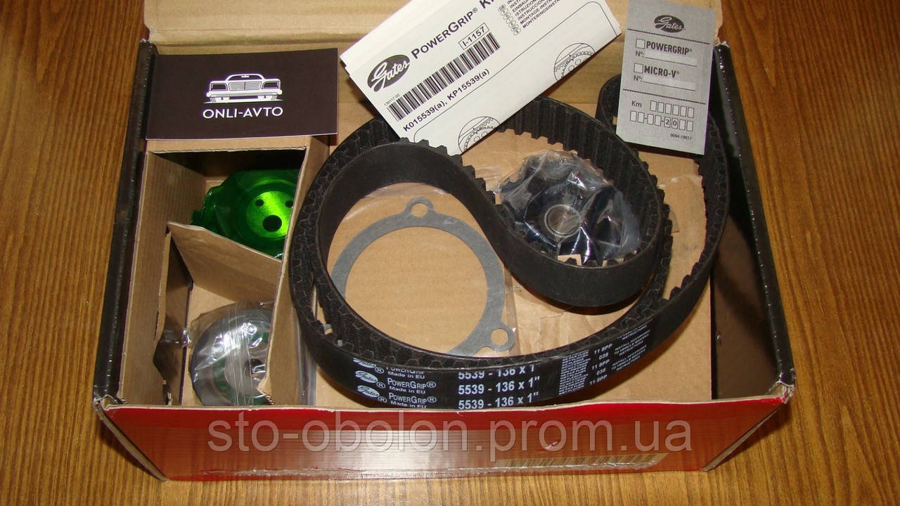 

Комплект ГРМ с помпой ВАЗ 2110 1.5, 1.6 16V GATES KP15539