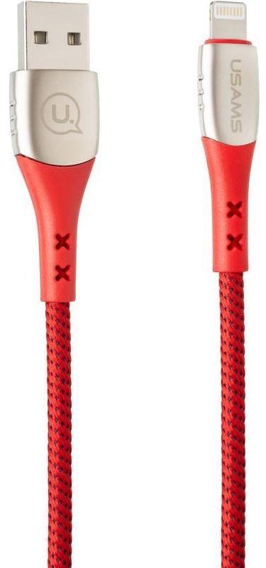 

Кабель USB Usams US-SJ303 U-Tone Lightning Cable 1.2м Red