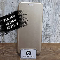 Чехол книжка для Xiaomi Redmi Note 7/Note 7 Pro G-Case Золотой, фото 1