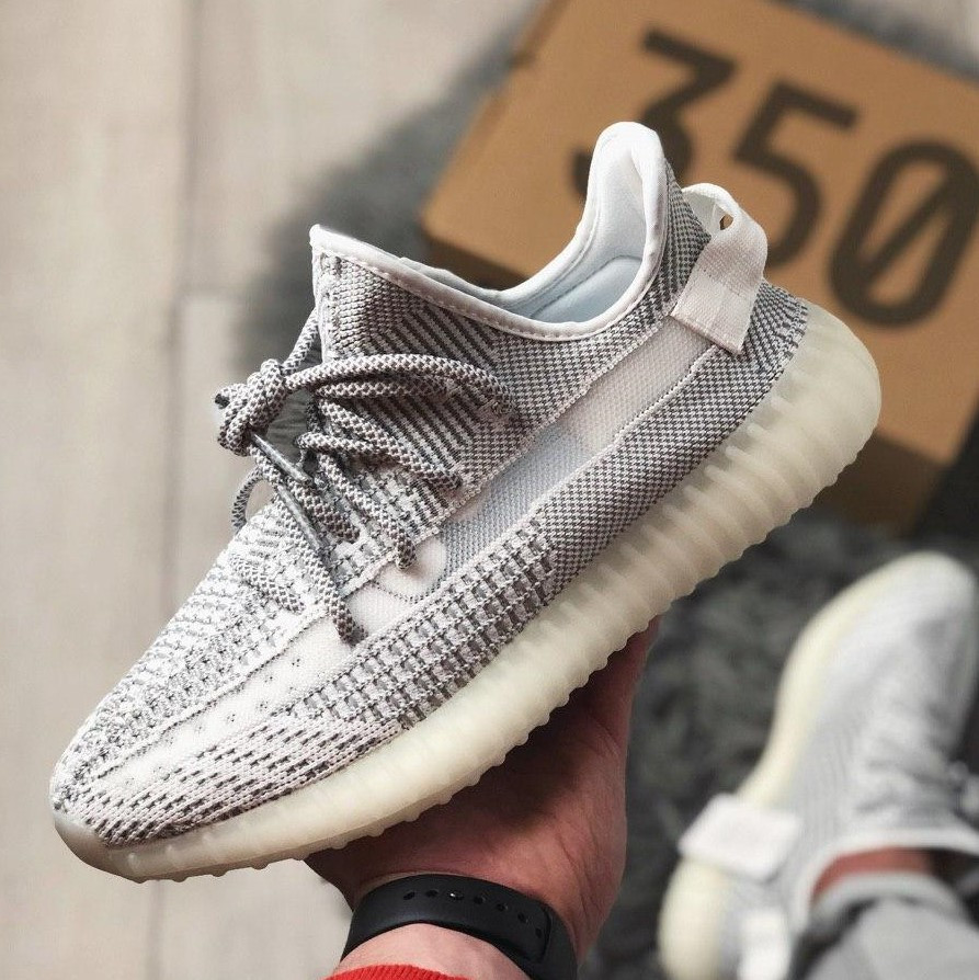 

Кроссовки унисекс Adidas Yeezy Boost 350 V2 Static 1в1 как Оригинал! ТОП (ААА+) 45, Светло-серый