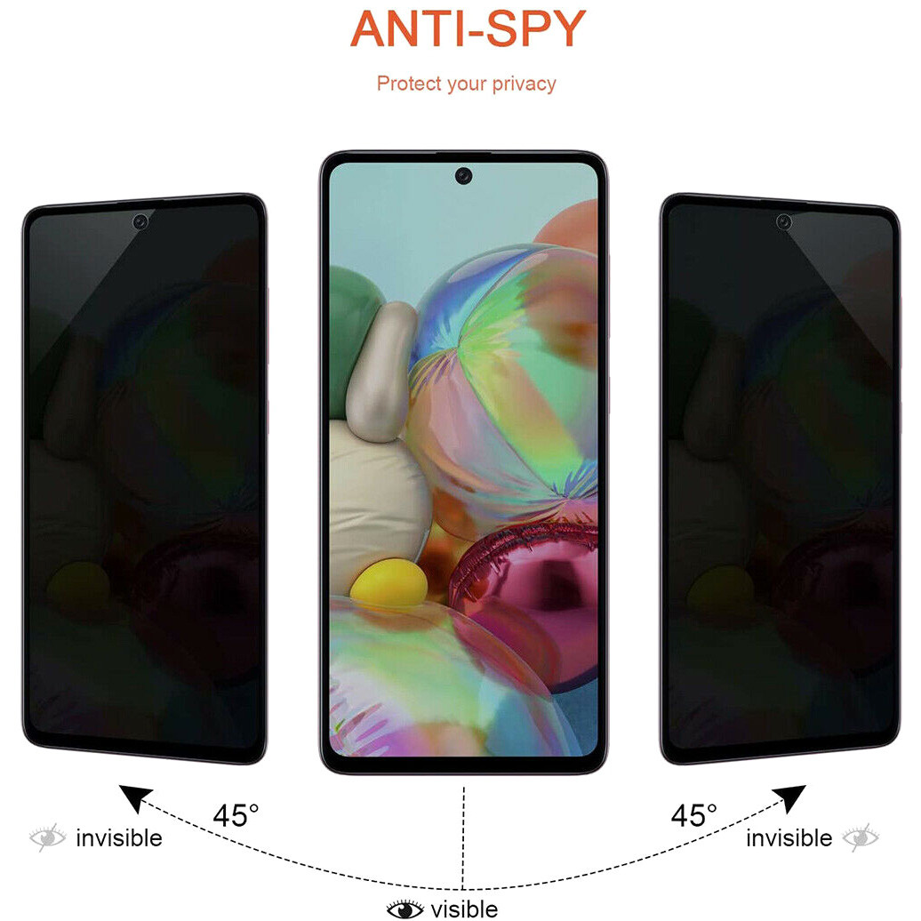 Privacy 5D для Samsung A20 M30 Чорний Захисні скла