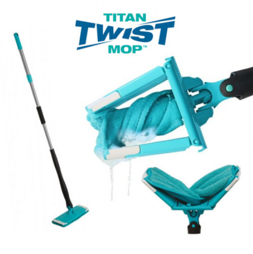 

Швабра-лентяйка Titan Twist Mop SKL11-235911, Голубой