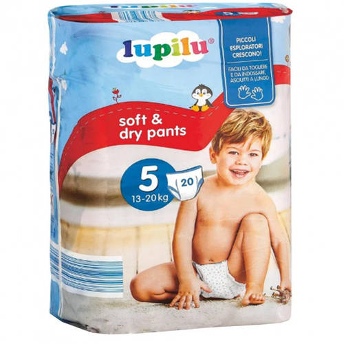 Трусики Lupilu Soft&dry Pants 5 (13-20) 20 шт, цена 120 грн. - Prom.ua  (ID#1232846036)