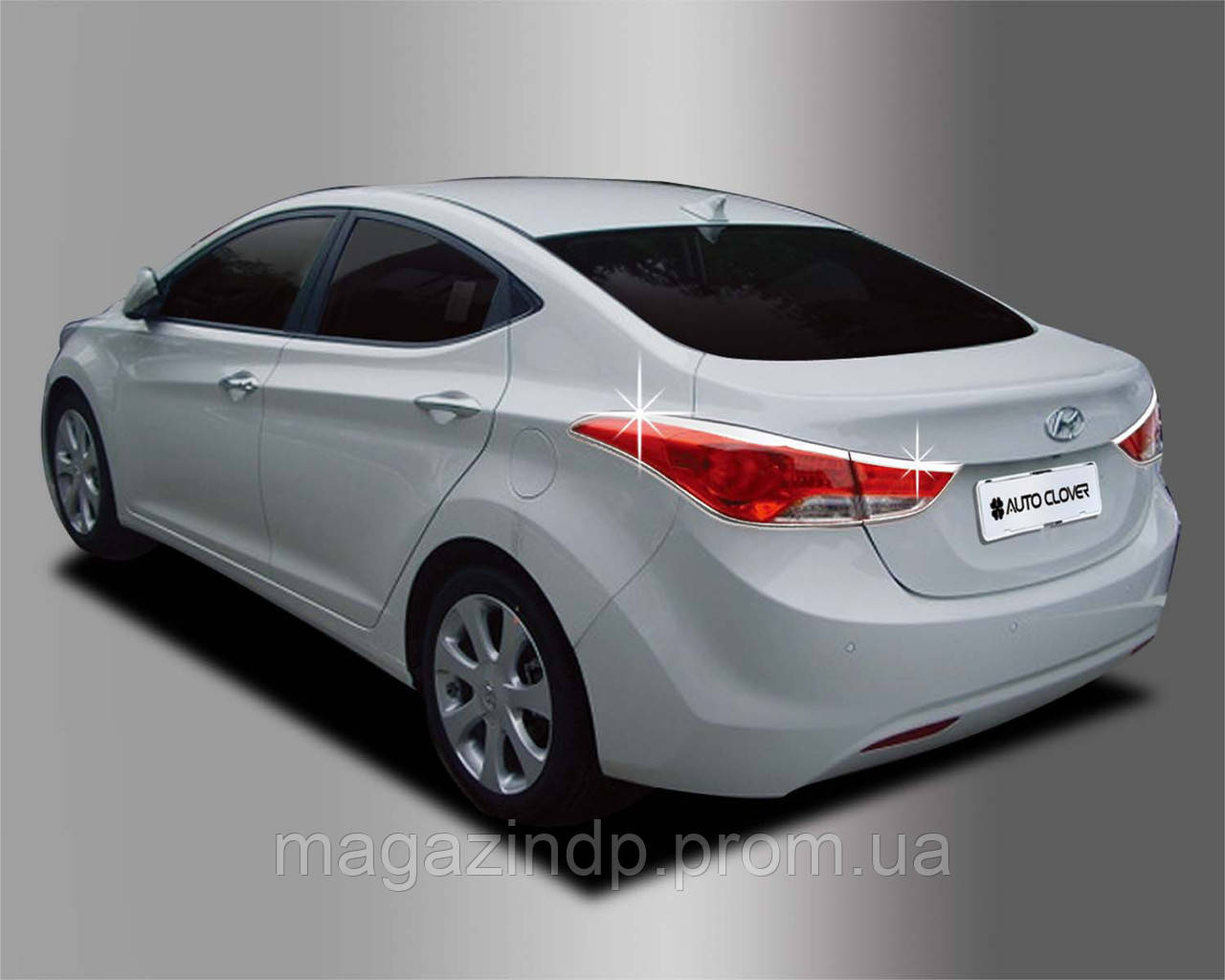 

Hyundai Elantra (2011-2012) Накладки на стопы 4шт