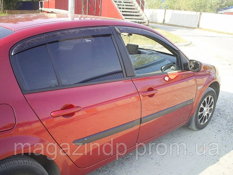 

Дефлекторы окон (ветровики) RENAULT Megane II sd 2002-2008