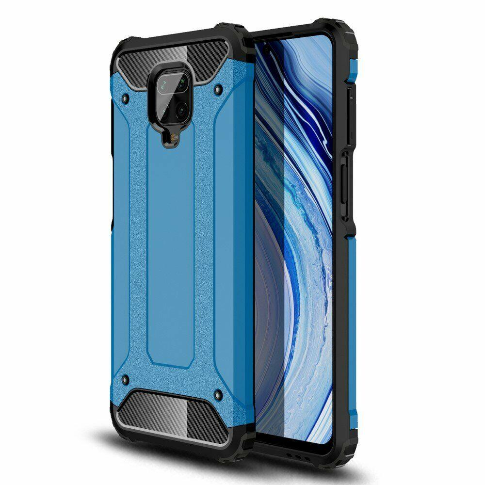 

Чехол Guard для Xiaomi Redmi Note 9S бампер противоударный Blue