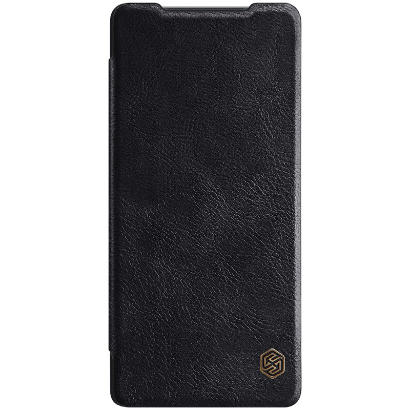 

Nillkin Samsung Galaxy Note 20 Qin leather case Black Чехол Книжка, Черный