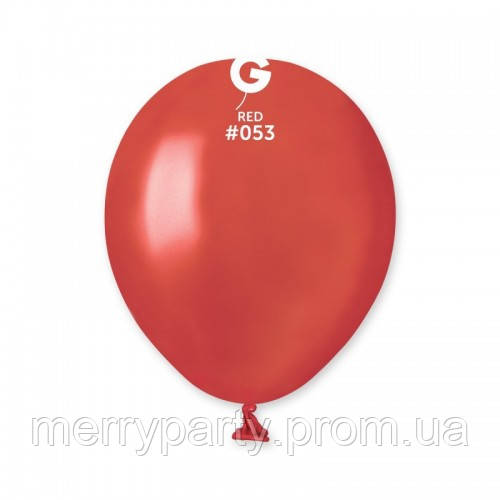 5"(13 см) металлик красный G-53 Gemar Италия латексный шар