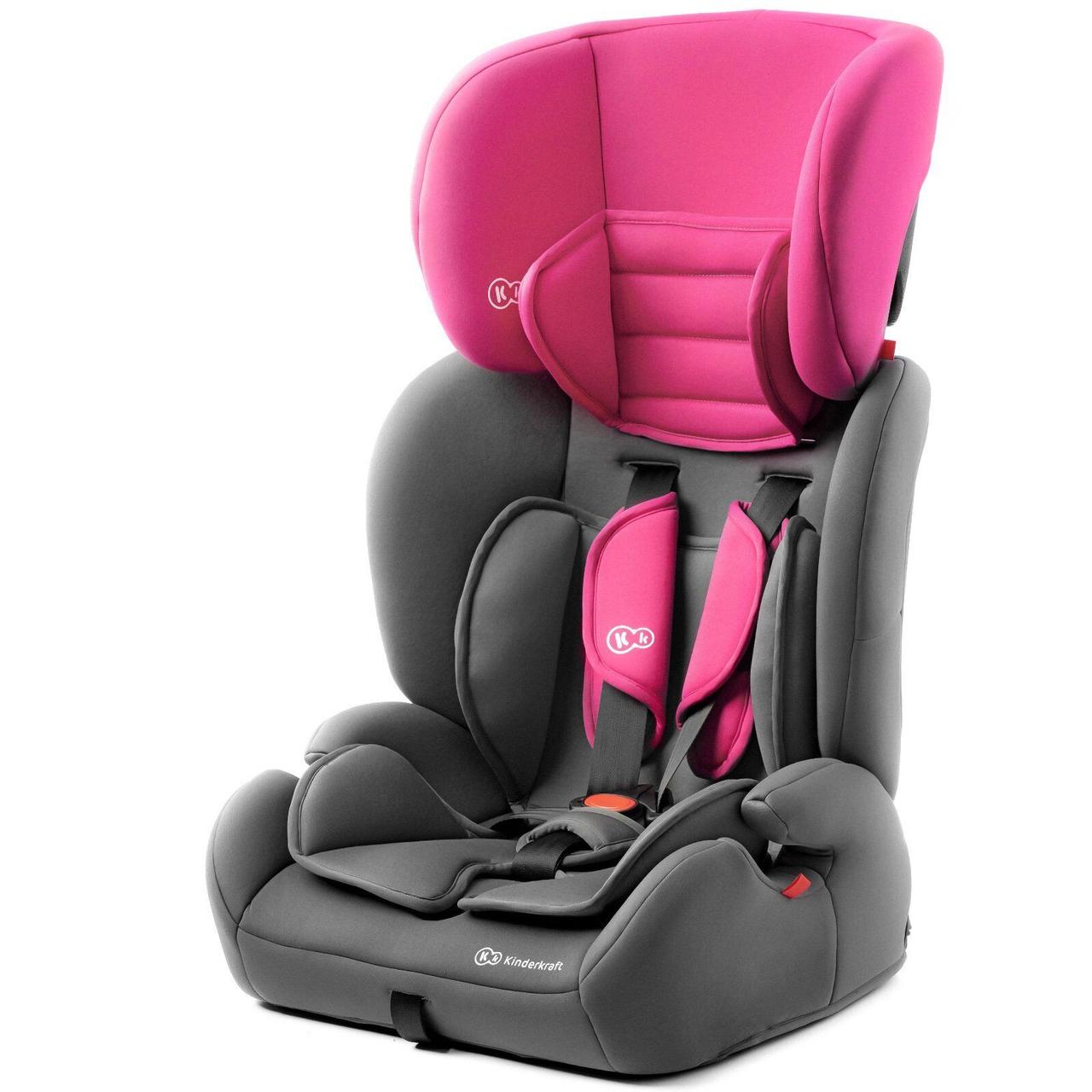 

Автокресло Kinderkraft Concept для детей группы 1-2-3/от 9 до 36 кг Pink, Розовый