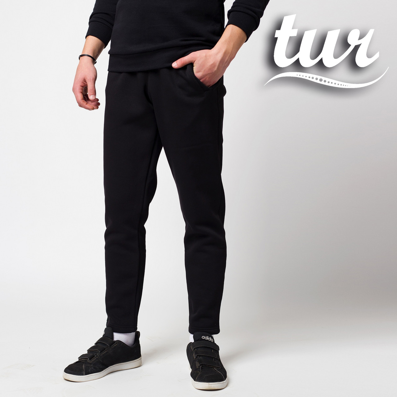 

Зимние спортивные штаны мужские чёрные от бренда ТУР модель Сайракс (Cyrax) размер XS, S, M, L, XL, XXL XL, Черный