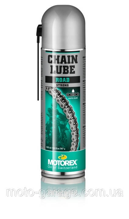 

Смазка цепи MOTOREX CHAIN LUBE ROAD STRONG (0.5L)