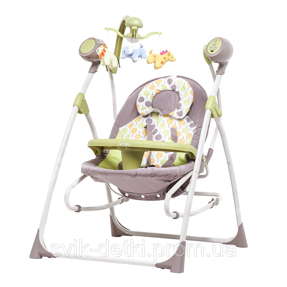 

Колиска-гойдалка CARRELLO Nanny 3в1 CRL-0005 Green Tree /1/ MOQ