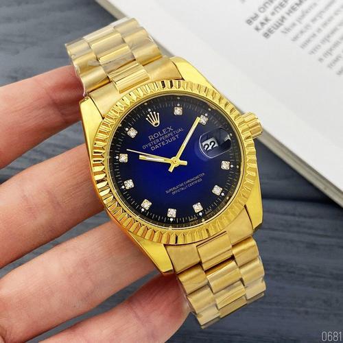 

Часы наручные Date Just 067 New Gold-Blue