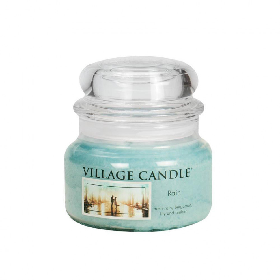 

Ароматическая свеча Village Candle Дождь 262 г, Голубой