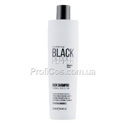 

Укрепляющий шампунь для волос Inebrya Black Pepper Iron Shampoo, 1000 мл