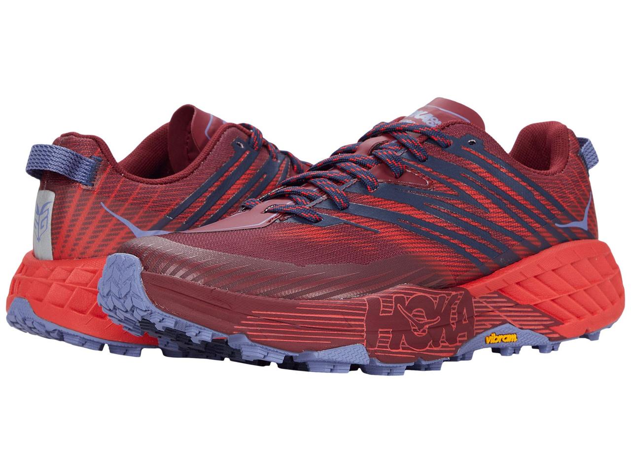 

Кроссовки/Кеды (Оригинал) Hoka One One Speedgoat 4 Cordovan/High Risk Red