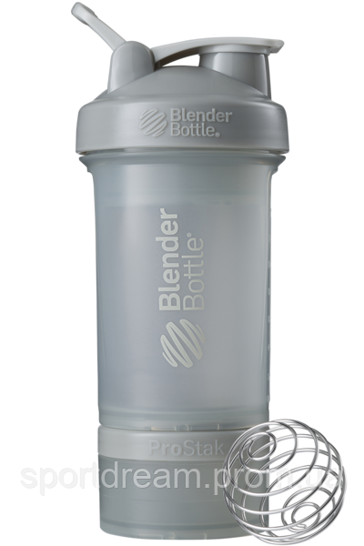 

Шейкер спортивный BlenderBottle ProStak 650ml с 2-мя контейнерами Grey (ORIGINAL)