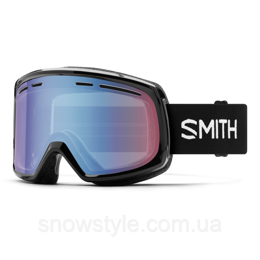 

Горнолыжная маска Smith Range Black Линза Blue Sensor Mirror S1