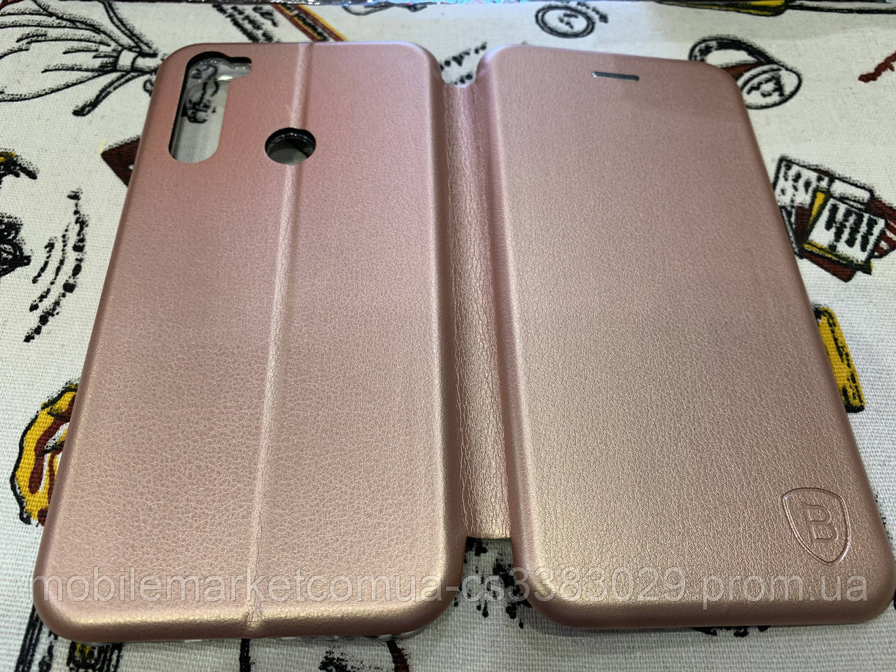 

Чехол-книжка Baseus Premium Edge Xiaomi Redmi Note 8T (Rose gold)