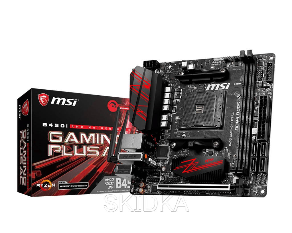 

Материнская плата MSI B450I Gaming Plus AC Socket AM4