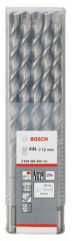 

Набор буров Bosch SDS plus-7 12x150x215мм, 25 шт (2608586465)