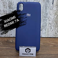 Силіконовий чохол для Xiaomi Redmi 7A Soft Синій, фото 1