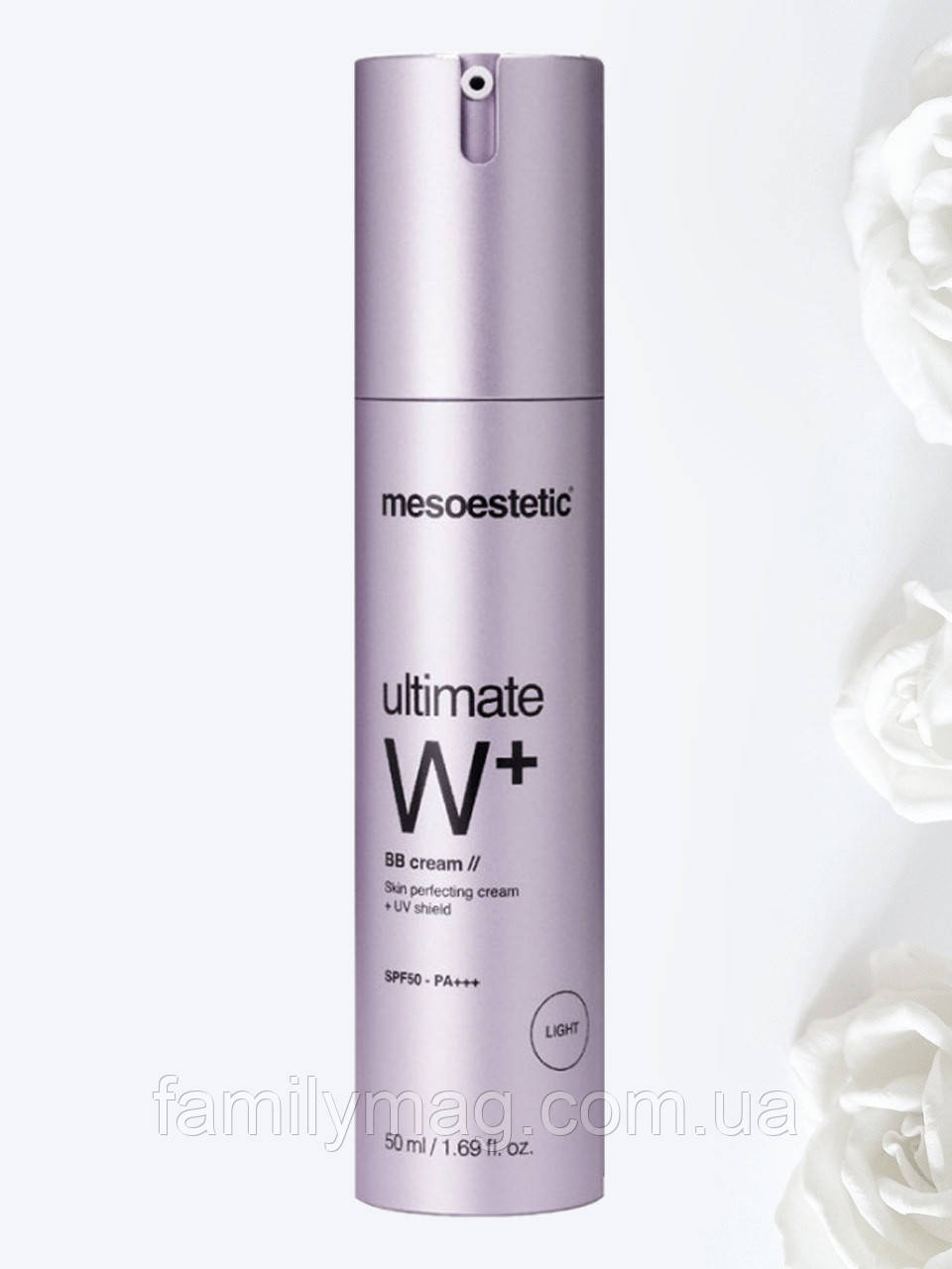 

ВВ крем Light SPF 50 Ultimate W+ Mesoestetic 50 мл