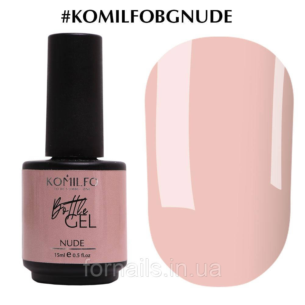 

Komilfo Bottle Gel Nude с кисточкой, 15 мл