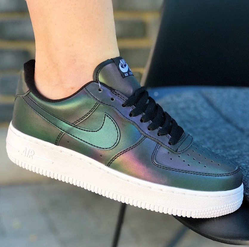 

Nike Air Force Low Reflective Green | кроссовки женские; рефлектив; осенние/весенние; найк, Разные цвета