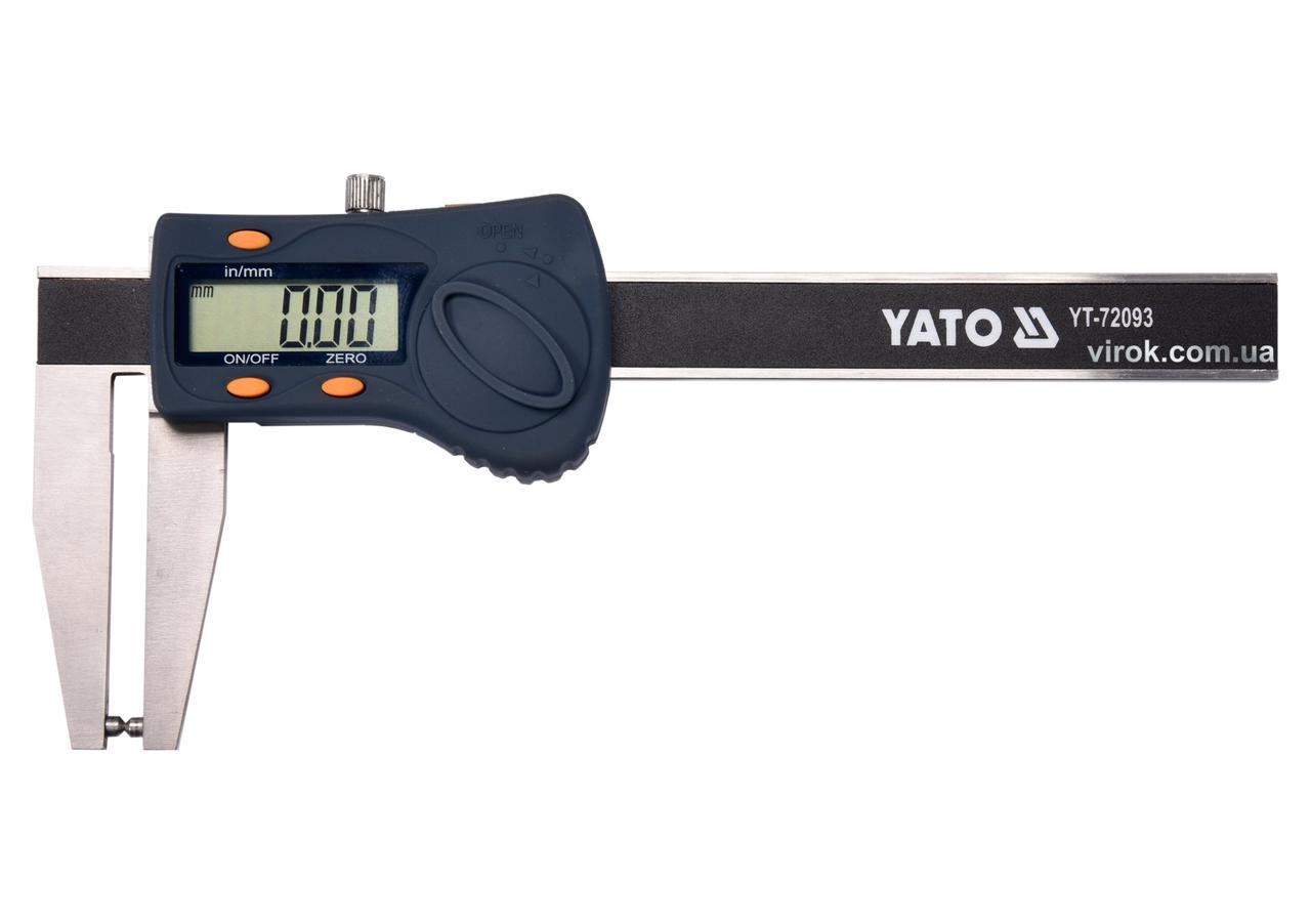 

Штангенциркуль електронний для гальмівних дисків YATO 180 мм