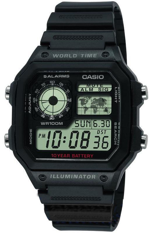 

Мужские часы Casio AE-1200WH-1AVDF