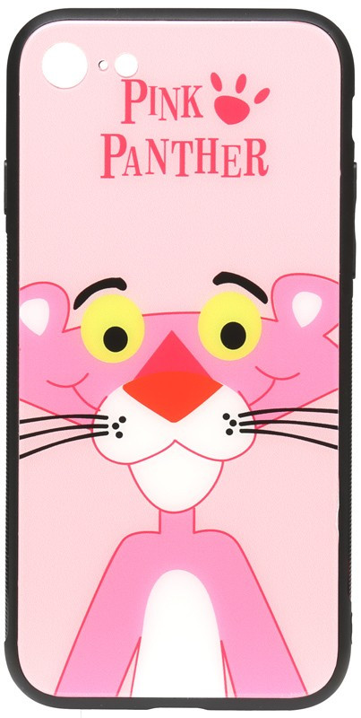 

Чехол для телефона TOTO Cartoon Print Glass Case Apple iPhone 7/8/SE 2020 Pink Panther