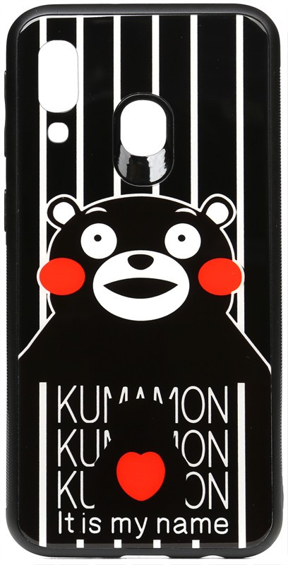 

Чехол для телефона TOTO Cartoon Print Glass Case Samsung Galaxy A40 Kumamon