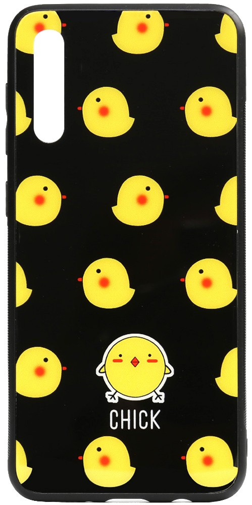 

Чехол для телефона TOTO Cartoon Print Glass Case Samsung Galaxy A70 Chick