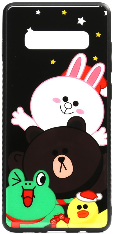 

Чехол для телефона TOTO Cartoon Print Glass Case Samsung Galaxy S10e Line friends all about