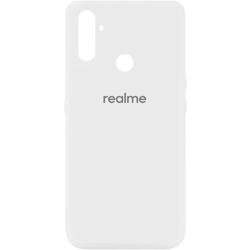 

Чехол Silicone Cover My Color Full Protective (A) для Realme C3 Белый / White