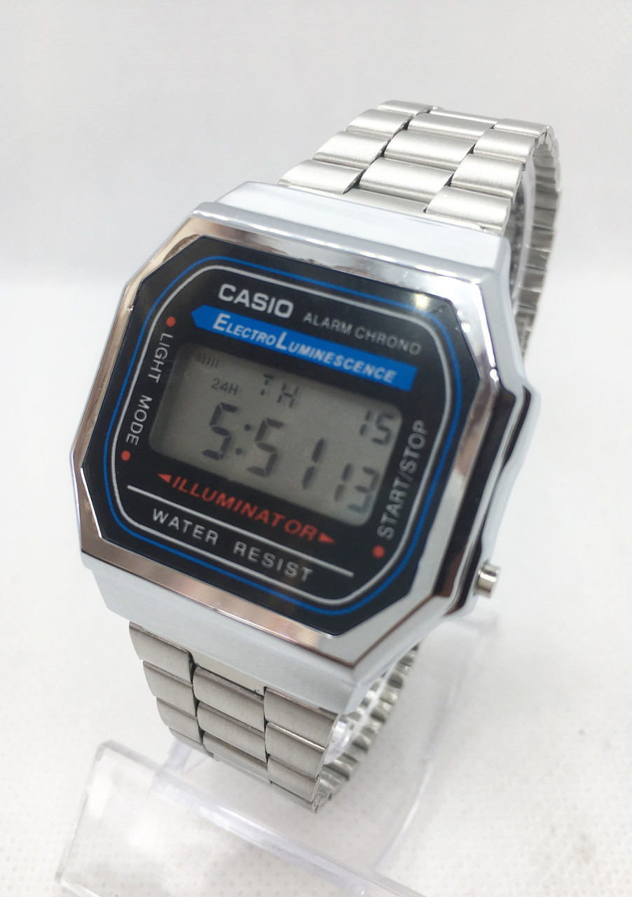 

Часы мужские наручные электронные CASIO (Касио), серебристые ( код: IBW413S )