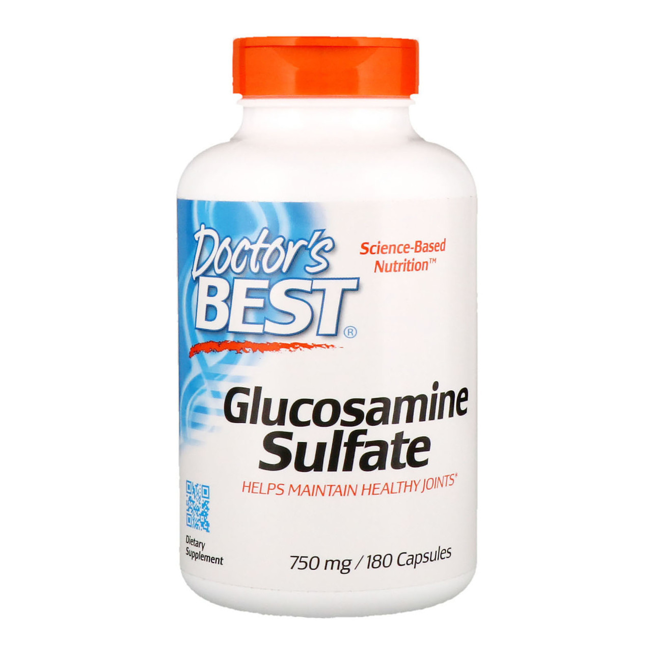 

Глюкозамин сульфат Doctor's BEST Glucosamine Sulfate 750 mg (180 caps)