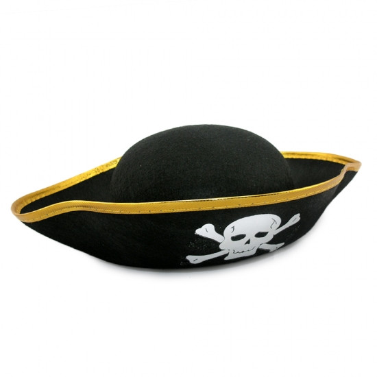 

Шляпа Пирата фетр, Карнавальные головные уборы