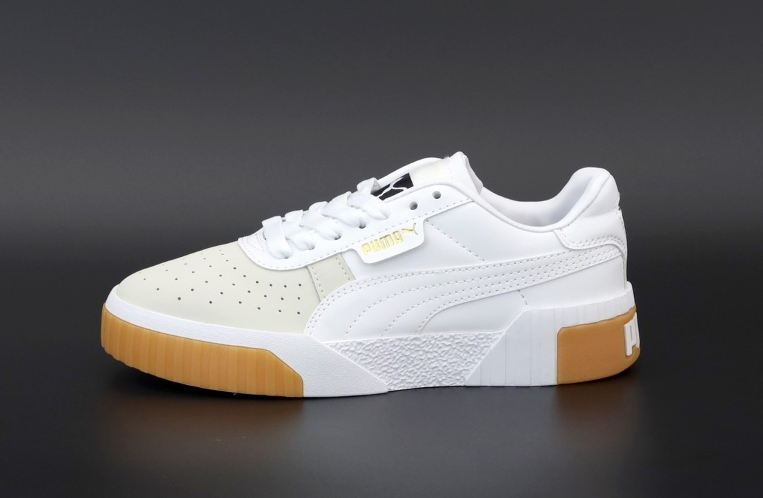 

Кроссовки кеды женские белые стильные красивые Puma Cali Пума Кали 39, Белый