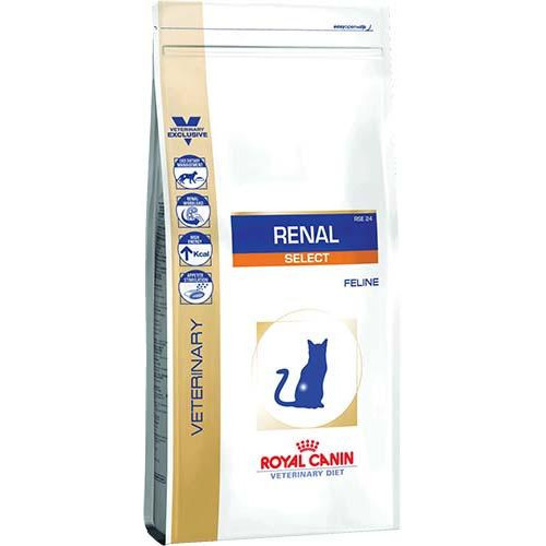 

Сухой корм Royal Canin Renal Select при хронической почечной недостаточностью у кошек, 4 кг