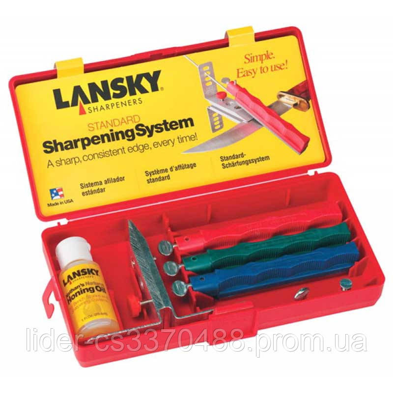 

Станок точильный универсальный Lansky Standard Sharpening System, 3 камня, в кейсе