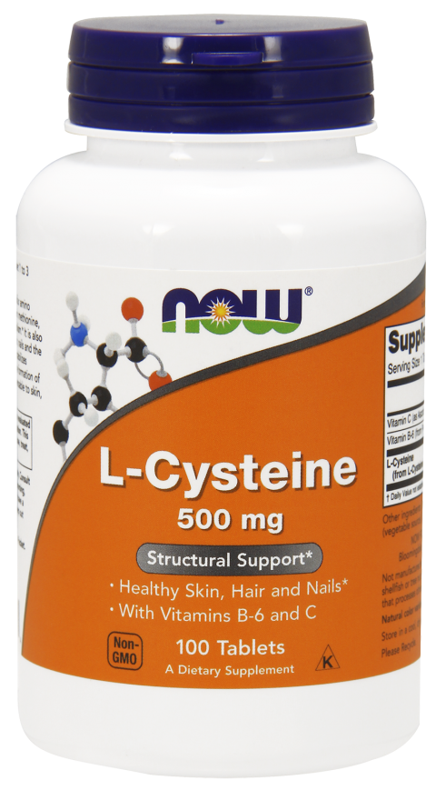 

L-цистеин NOW L-Cysteine 500 mg 100 tabs