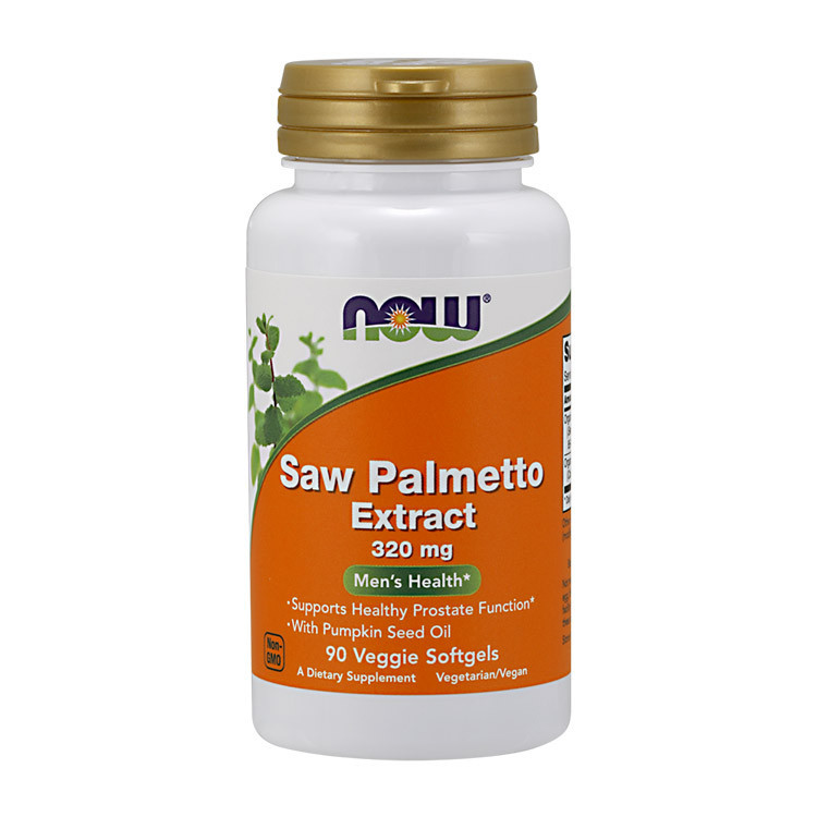 

Со Пальметто NOW Saw Palmetto Extract 320 mg 90 veg softgels