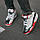 Мужские кожаные кроссовки Air Jordan Dub Zero Бело/Красные, фото 4