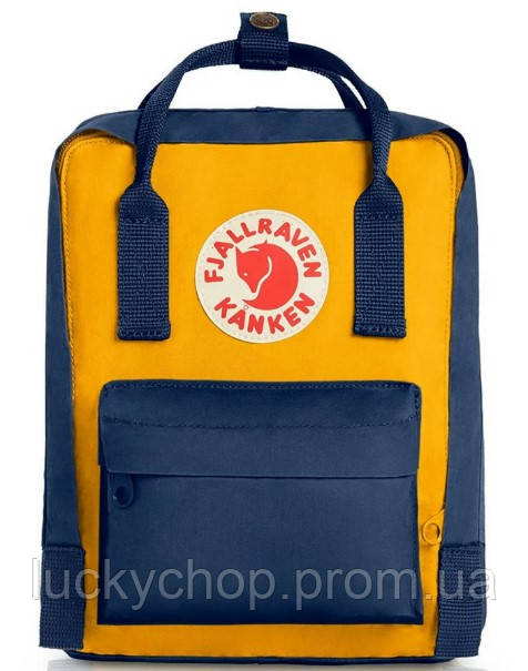 

Городской Рюкзак Fjallraven Kanken Classic Синий-Желтый, Голубой