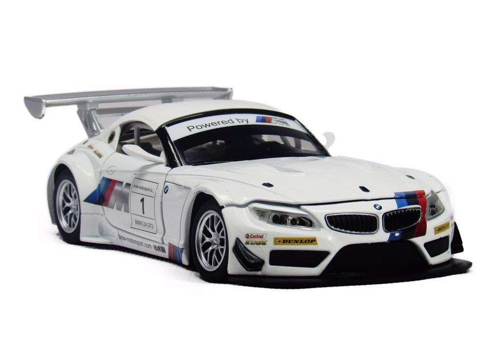 

Машинка Автопром BMW Z4 GT3 68260A, Белый